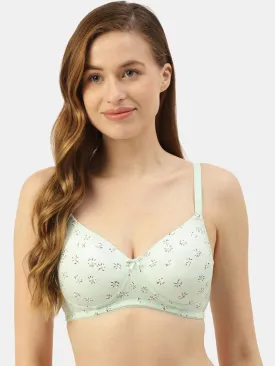 Women's Floral Print Lightly Padded Bra |BRA-4009|