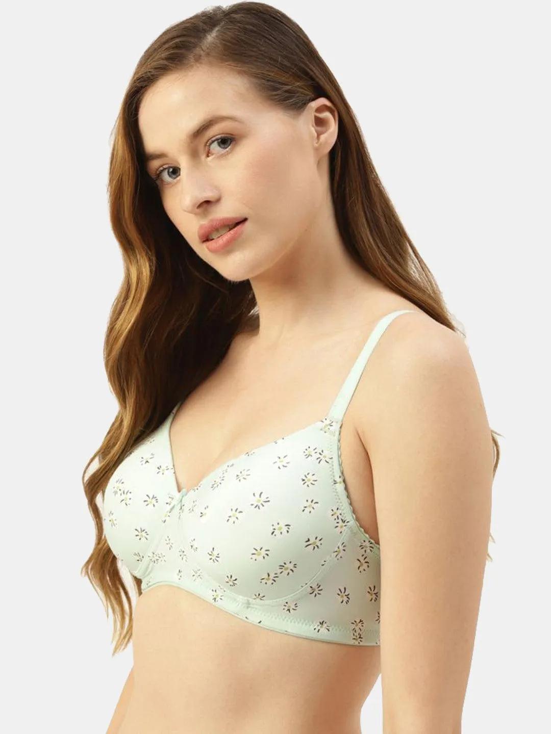 Women's Floral Print Lightly Padded Bra |BRA-4009|